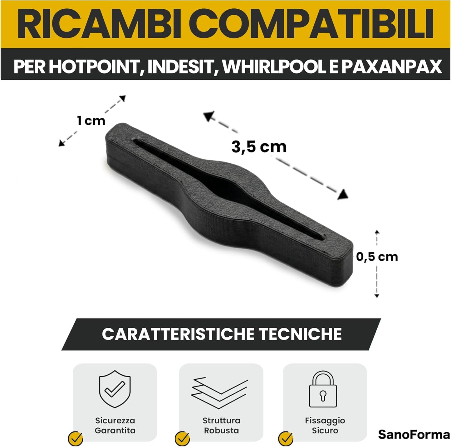 Set 2 Ricambi Girante Pompa Acqua Condensatore per Asciugatrice – Made in Italy