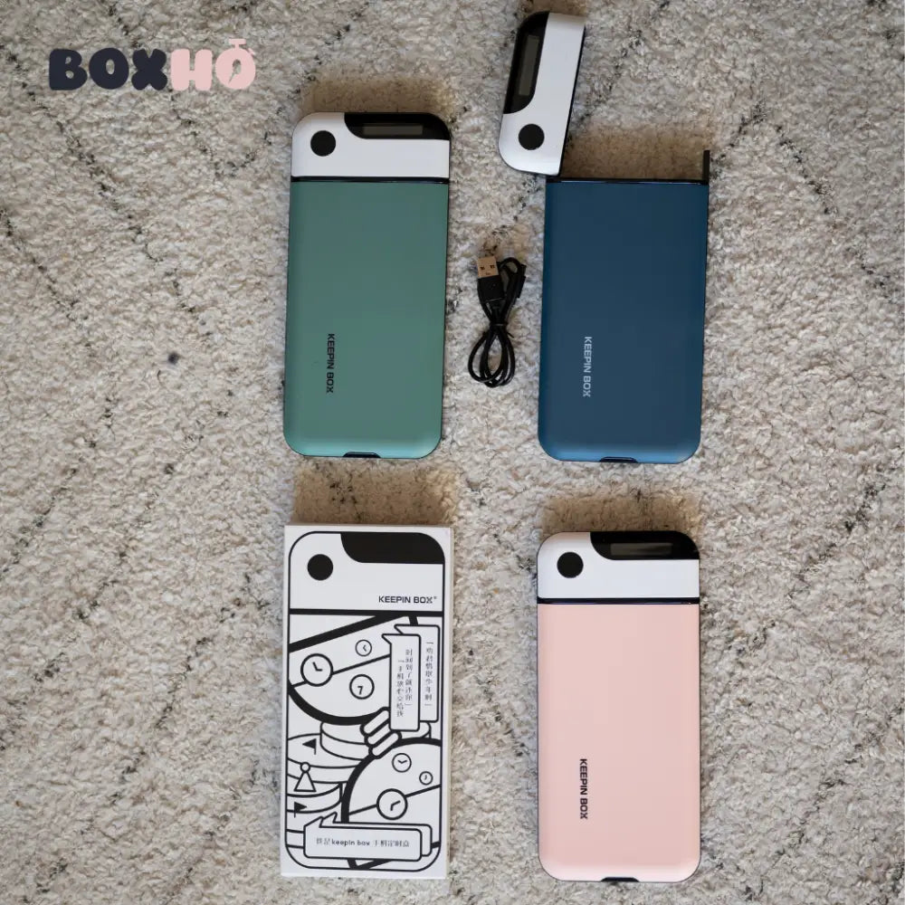 Boxho Custodia Anti-Distrazione con Timer Scatola Detox per Smartphone - Accessori Persona