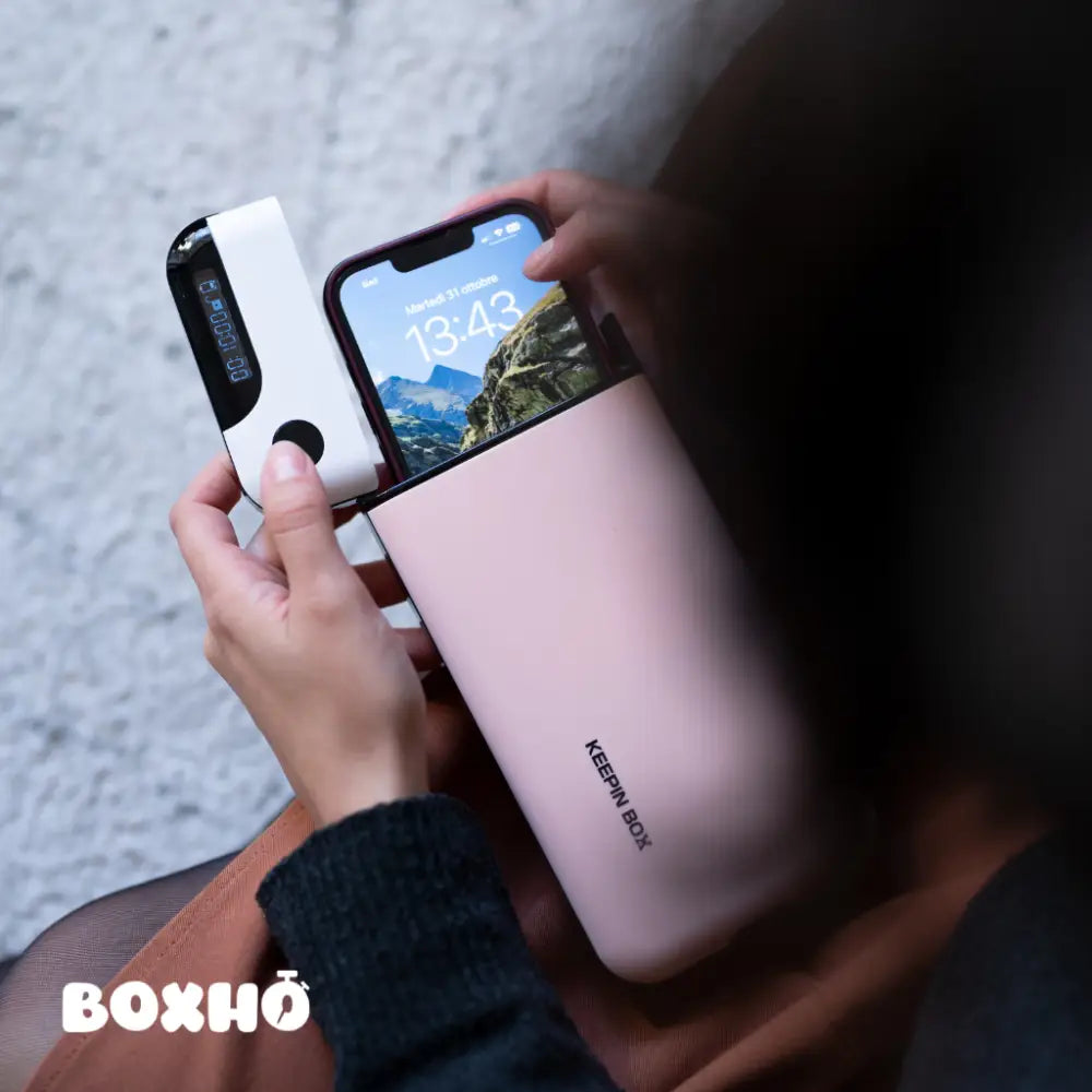 Boxho Custodia Anti-Distrazione con Timer Scatola Detox per Smartphone - Accessori Persona