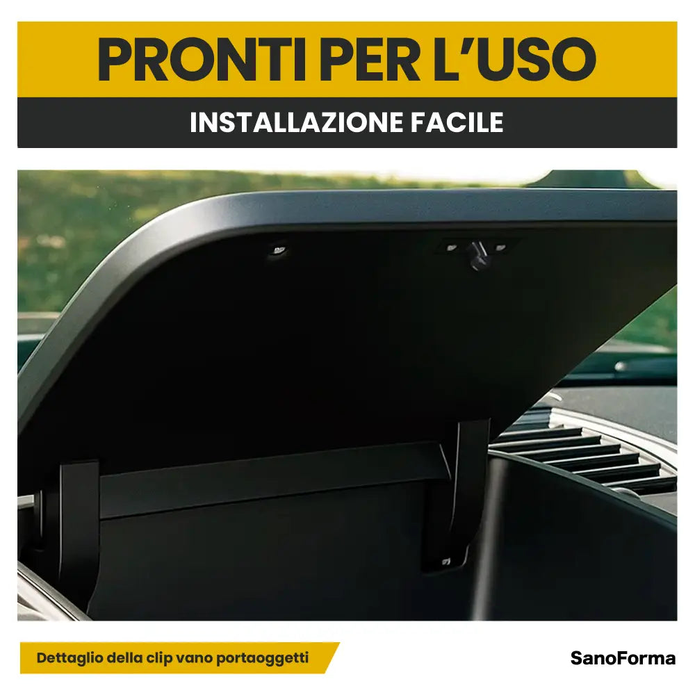 Clip di Ricambio Alfa Romeo Giulietta 2 Pezzi per Vano Portaoggetti Compatibili e Resistenti - Accessori Auto