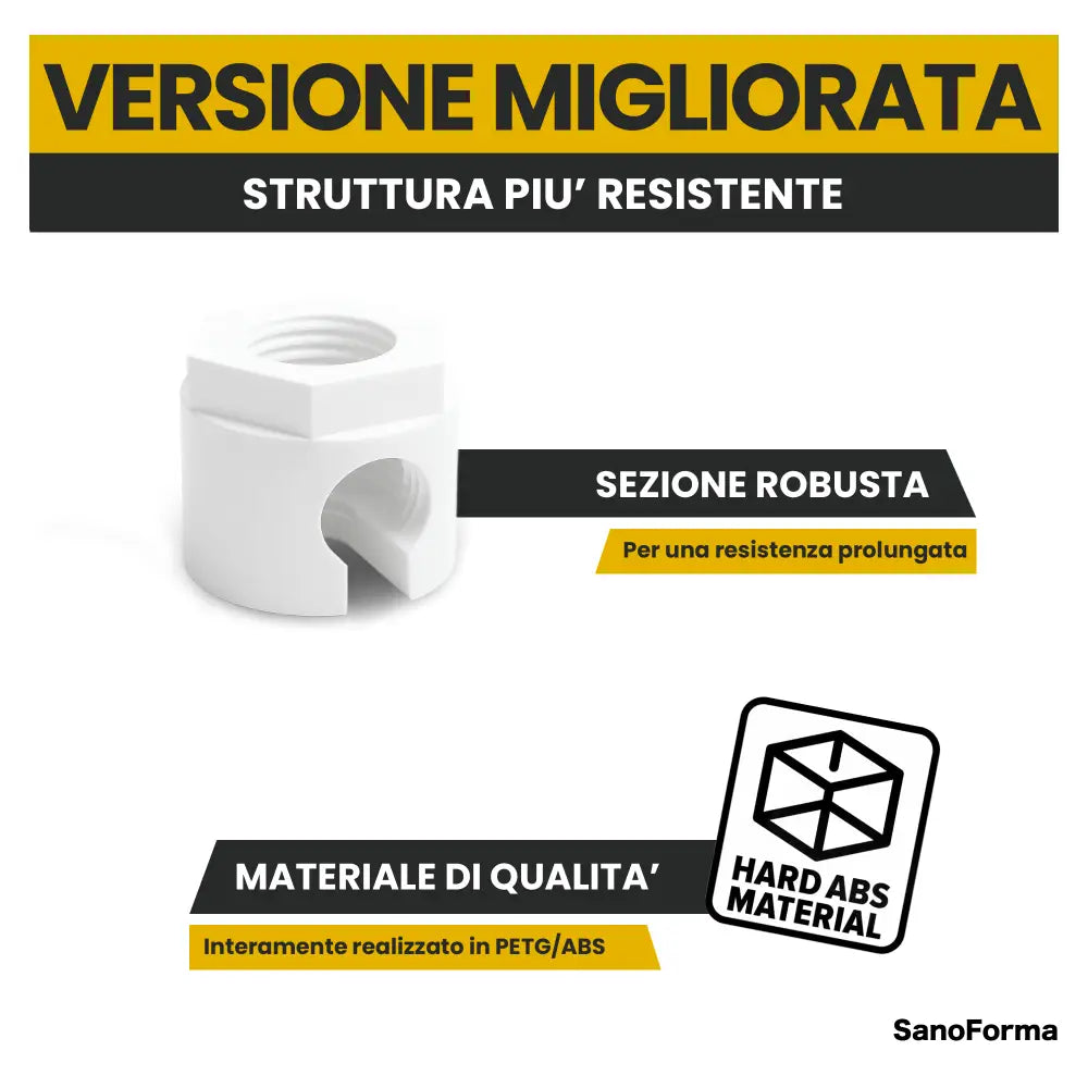 Dadi Ricambio Compatibili Sodastream 2 Pezzi per Fissaggio Bottiglie e Cilindri - Ricambi