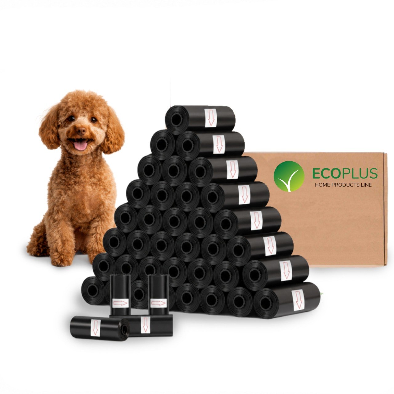 Sacchetti Ecoplus Neri per Escrementi Cani sacchetti – Formato Risparmio