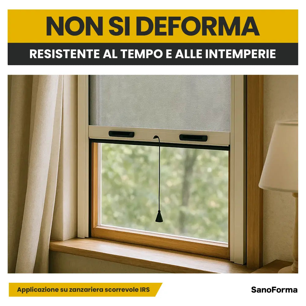 Gancio Antinfortunistico per Zanzariere IRS Set 2 Pezzi Compatibili e Resistenti - Accessori Casa