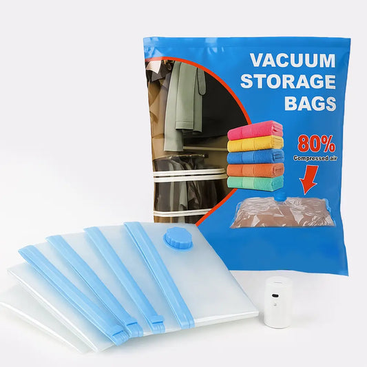 Sacchetti Sottovuoto con Pompa Elettrica USB - Accessori Salvaspazio
