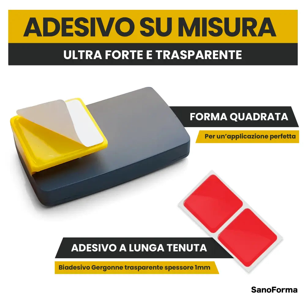 Supporto Universale per T.pass per auto 2 Pezzi Clip di supporto Giallo - Accessori Auto