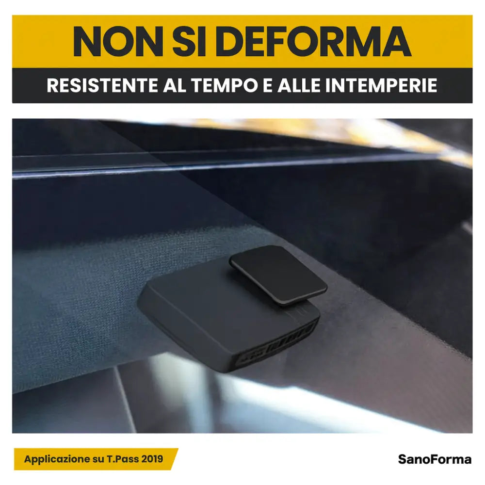 Supporto Universale per T.pass per auto 2 Pezzi Clip di supporto Nero - Accessori Auto