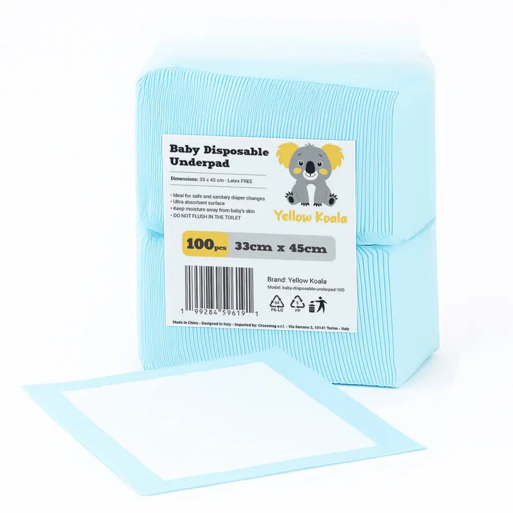 Traversine Neonato 100 pz Tappetini Assorbenti Morbidi e Impermeabili - Accessori Neonati