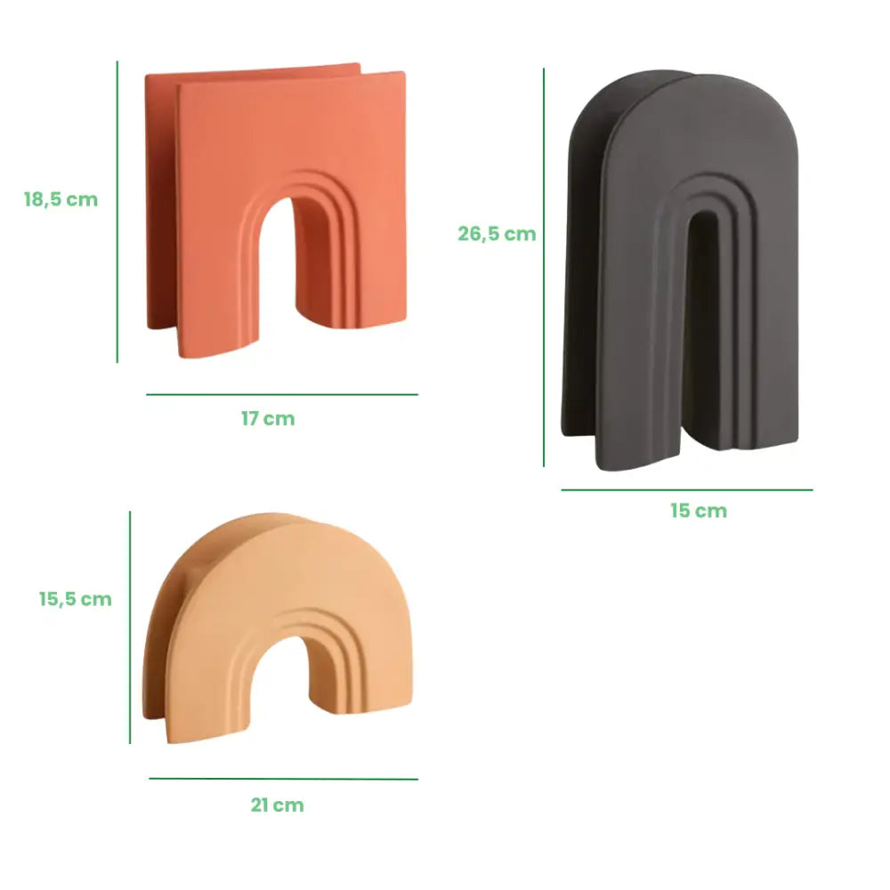 Yogiris Dodeca Vaso in Ceramica Design Geometrico Minimal Arredo Moderno Japandi - Accessori Persona